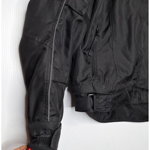 Tourmaster Flex Series 3 Motorcycle Jacket Women's Medium 10 / 12 Black - Picture 8 of 16
